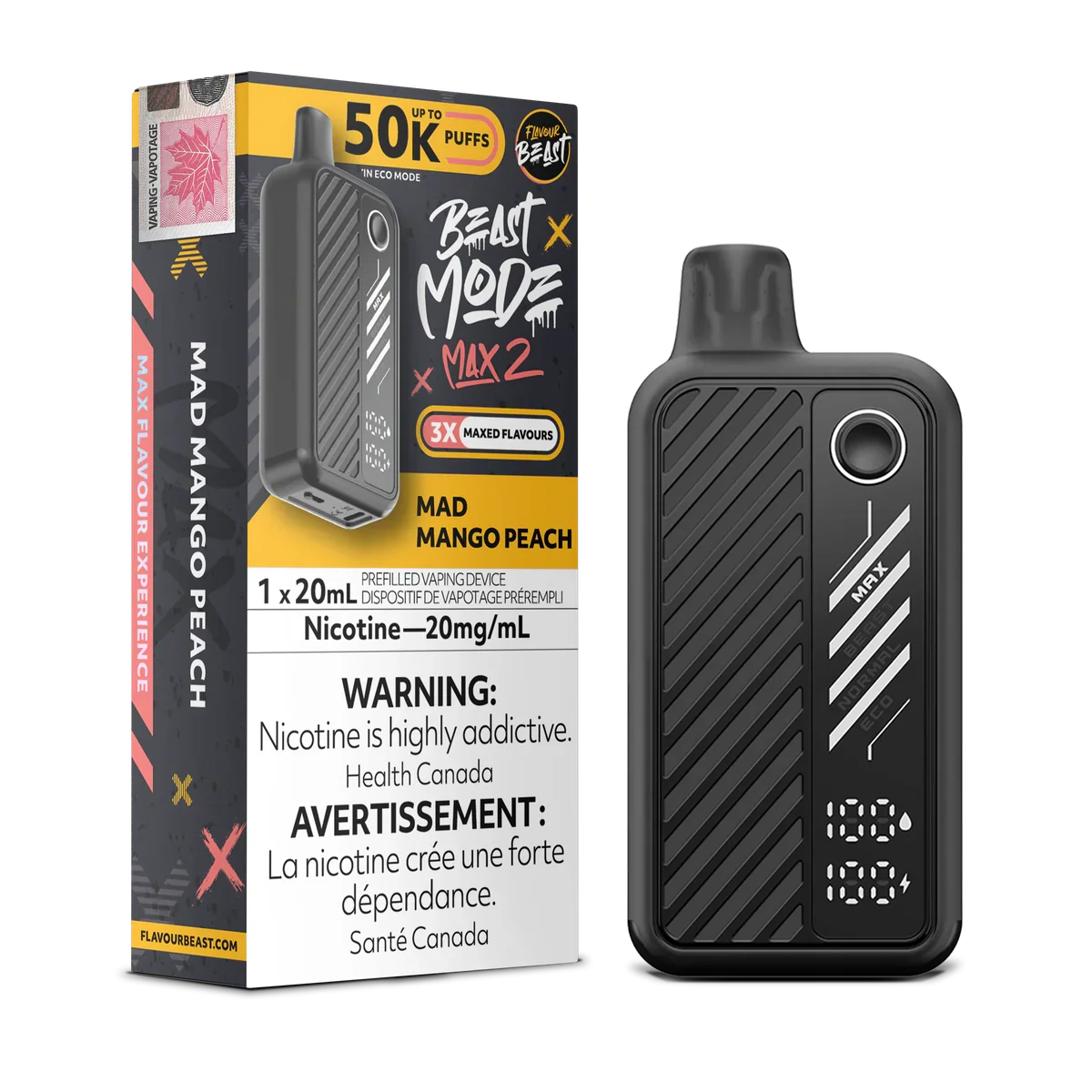Flavour Beast Mode Max 2 50K Disposable Vape (All Flavours) ( 20 mg )