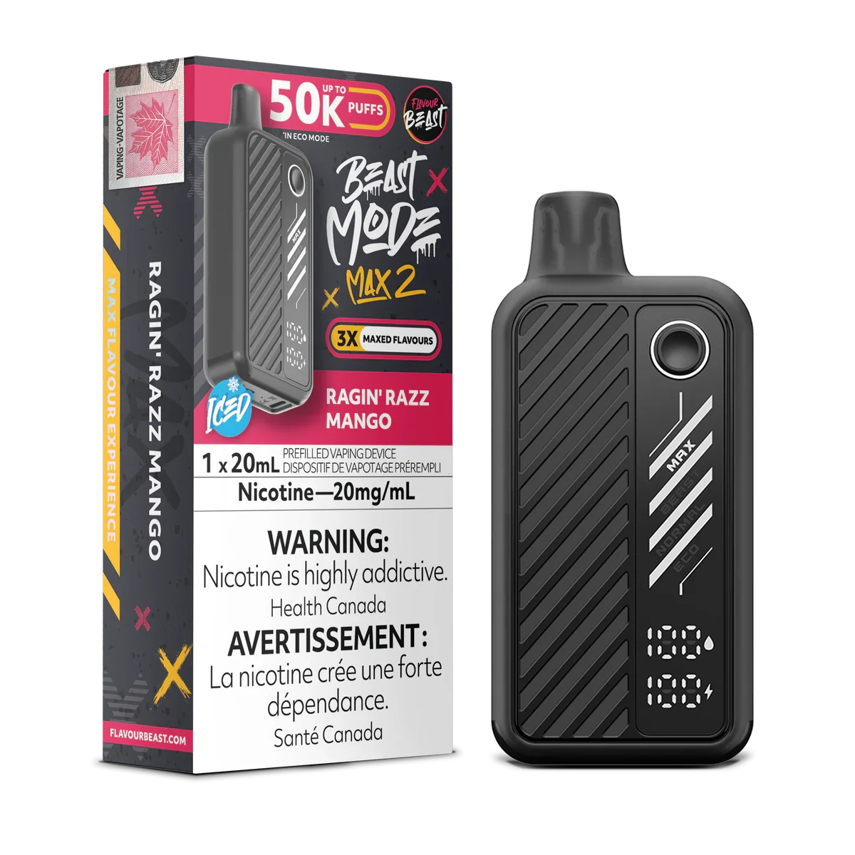 Flavour Beast Mode Max 2 50K Disposable Vape (All Flavours) ( 20 mg )