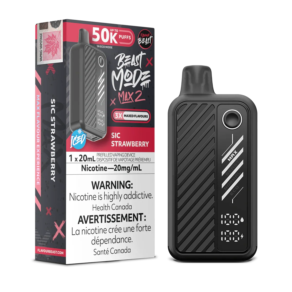 Flavour Beast Mode Max 2 50K Disposable Vape (All Flavours) ( 20 mg )