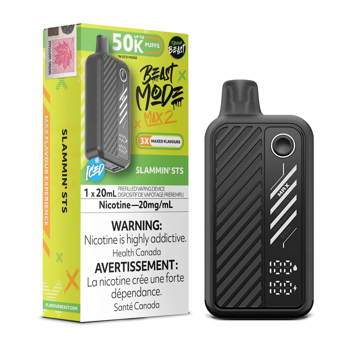Flavour Beast Mode Max 2 50K Disposable Vape (All Flavours) ( 20 mg )