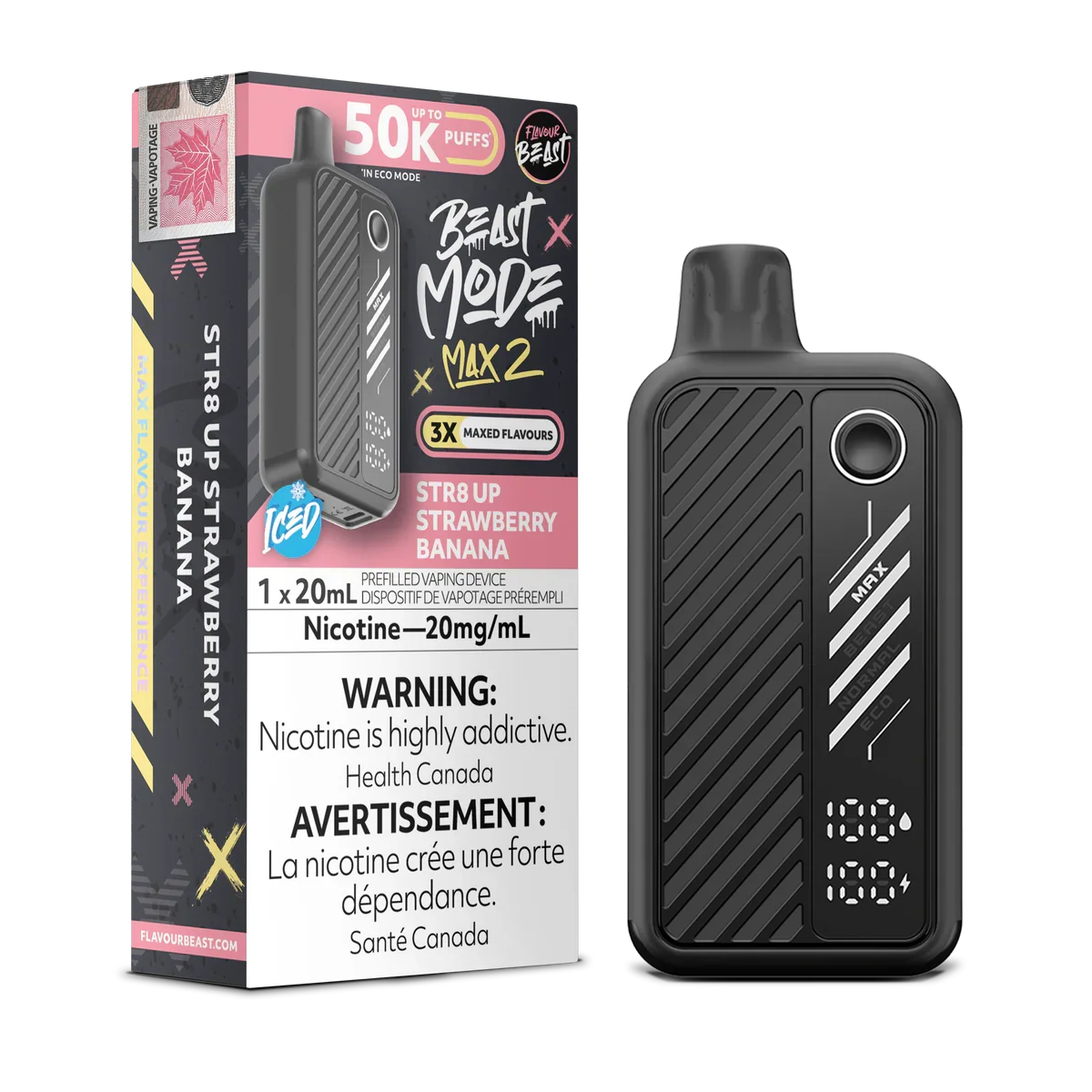 Flavour Beast Mode Max 2 50K Disposable Vape (All Flavours) ( 20 mg )