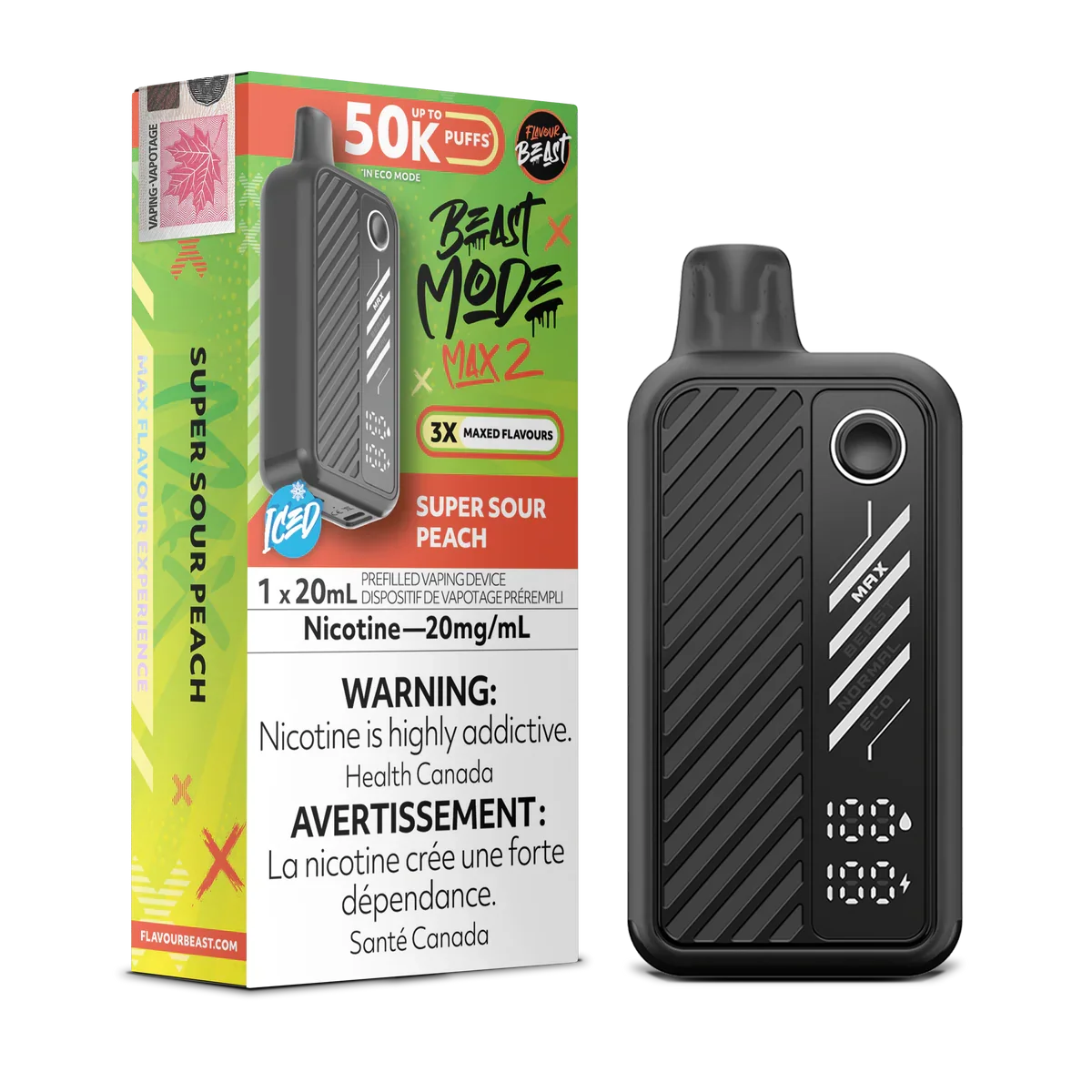 Flavour Beast Mode Max 2 50K Disposable Vape (All Flavours) ( 20 mg )