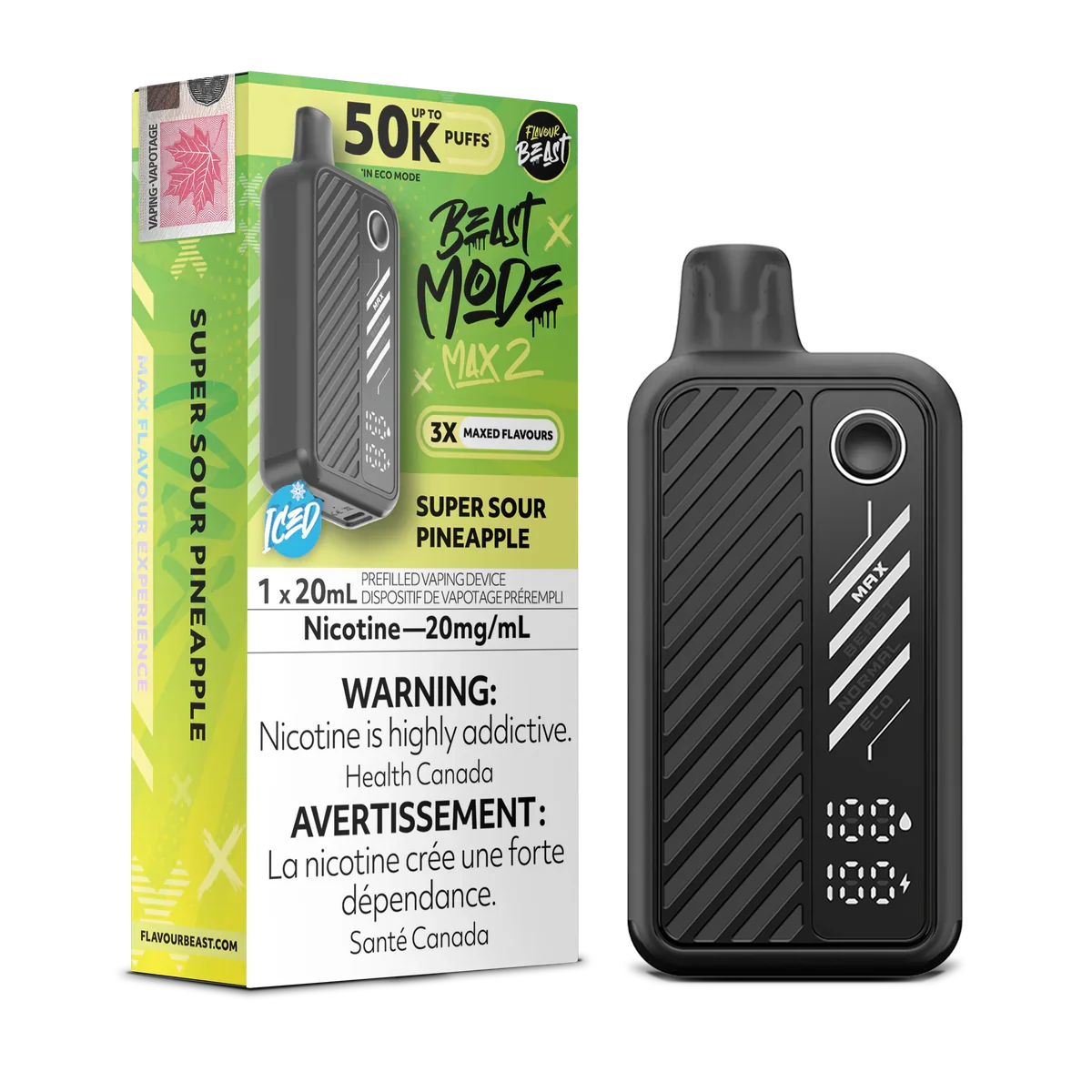 Flavour Beast Mode Max 2 50K Disposable Vape (All Flavours) ( 20 mg )