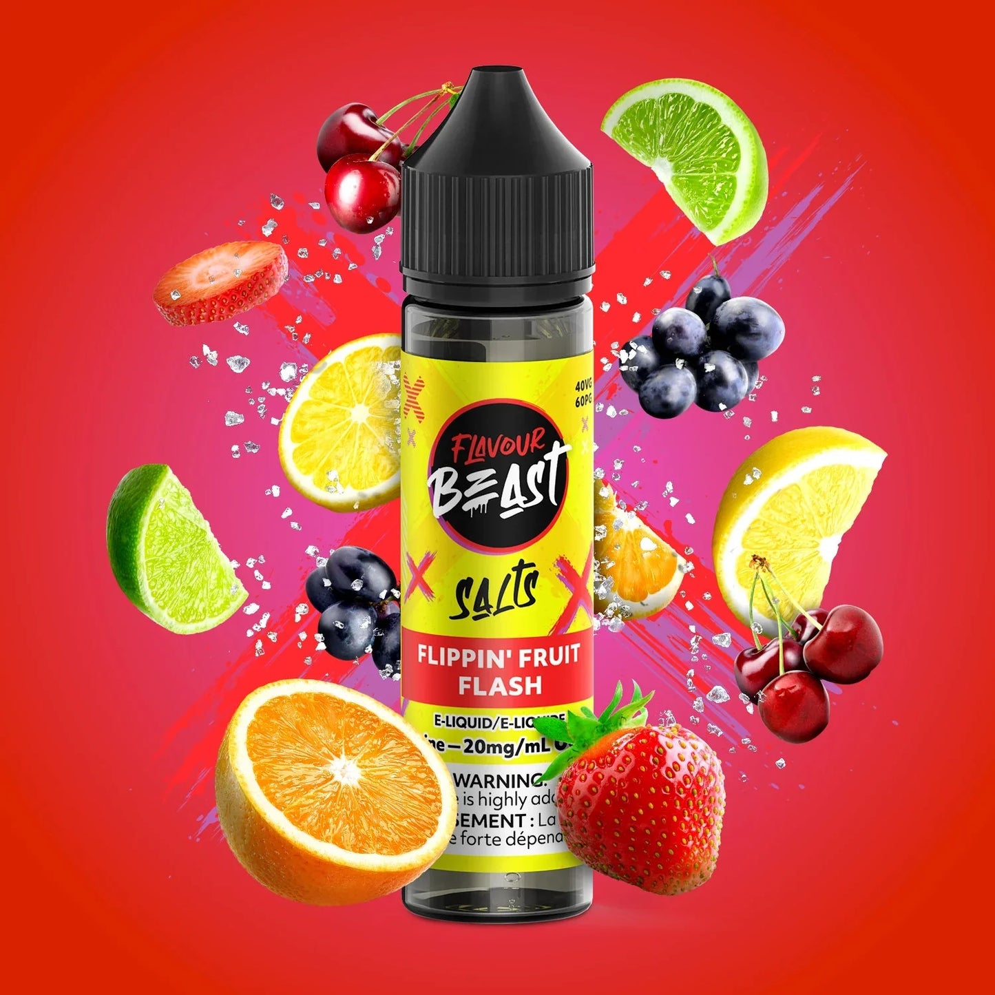 Flavour Beast Salt Nic E-Liquid 60ml | 20mg ( All Flavours )