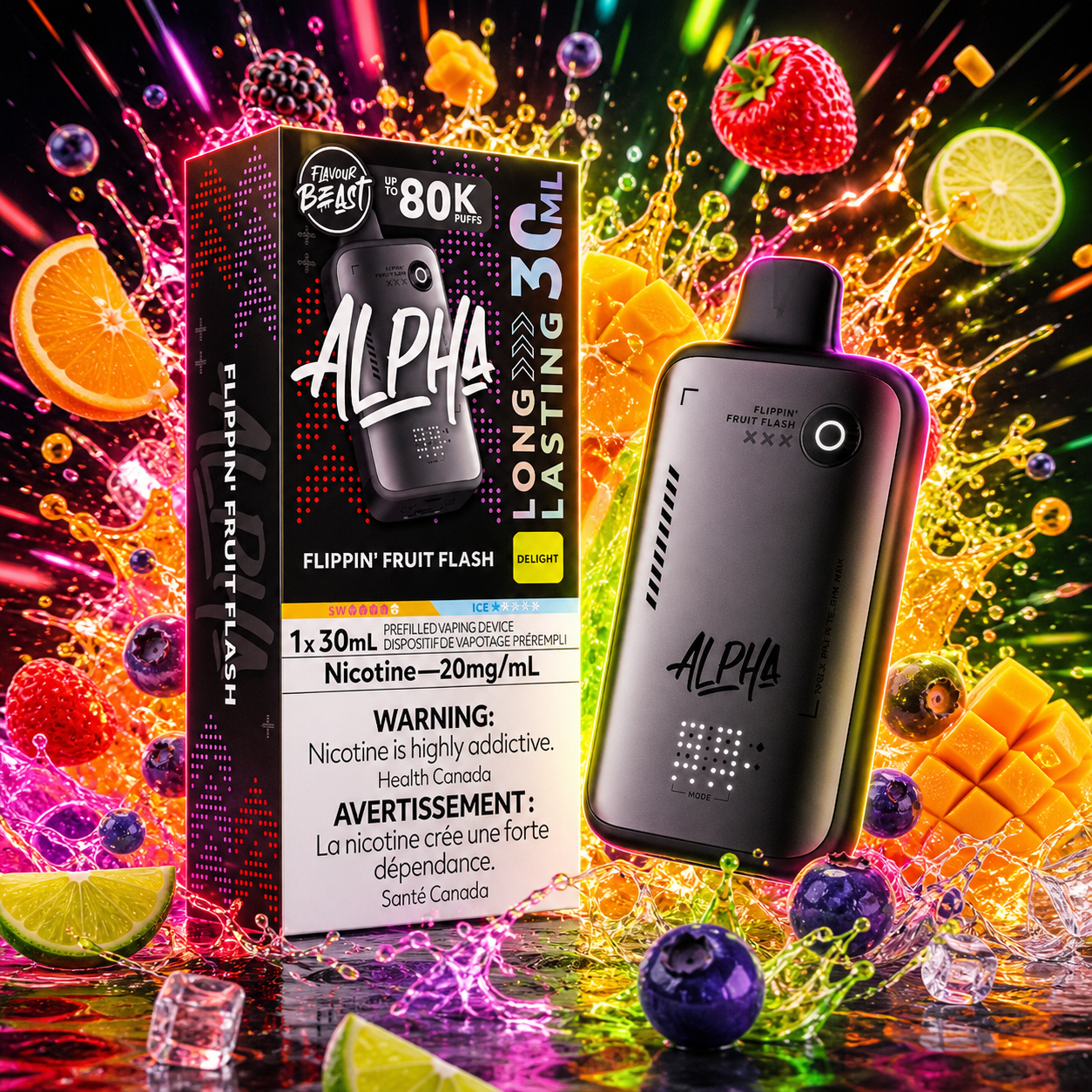 Flavour Beast Alpha 80K Disposable Vape 