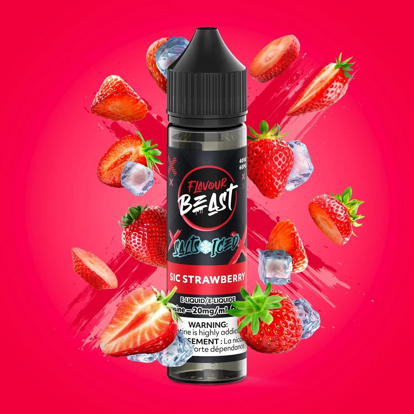Flavour Beast E-Liquid - Sic Strawberry