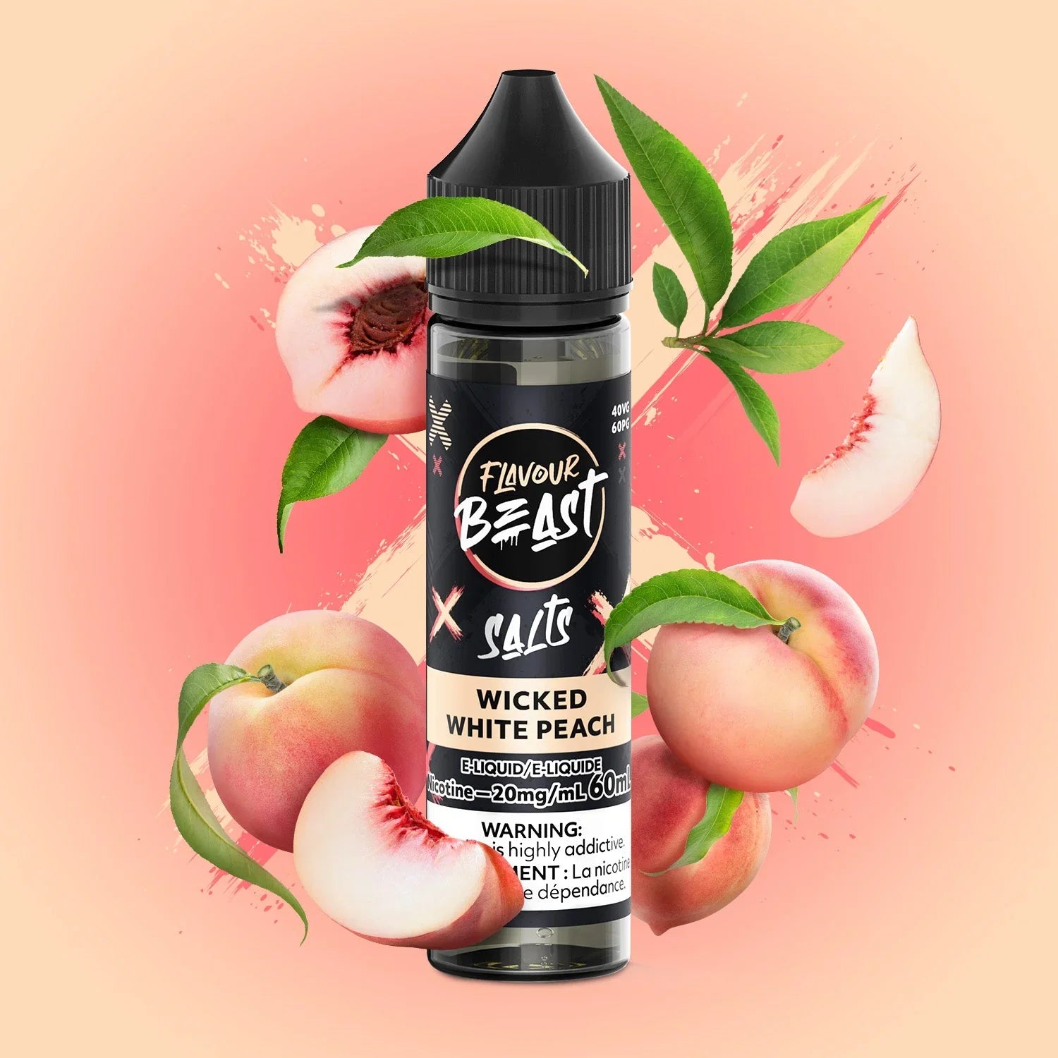 Flavour Beast E-Liquid - Wicked White Peach