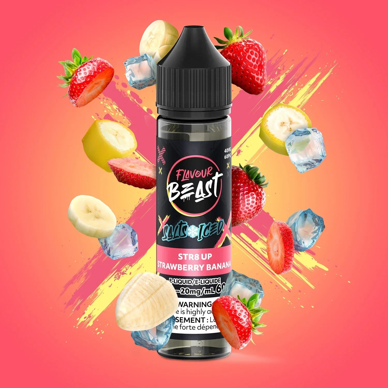 Flavour Beast Strawberry Banana Iced E Liquid