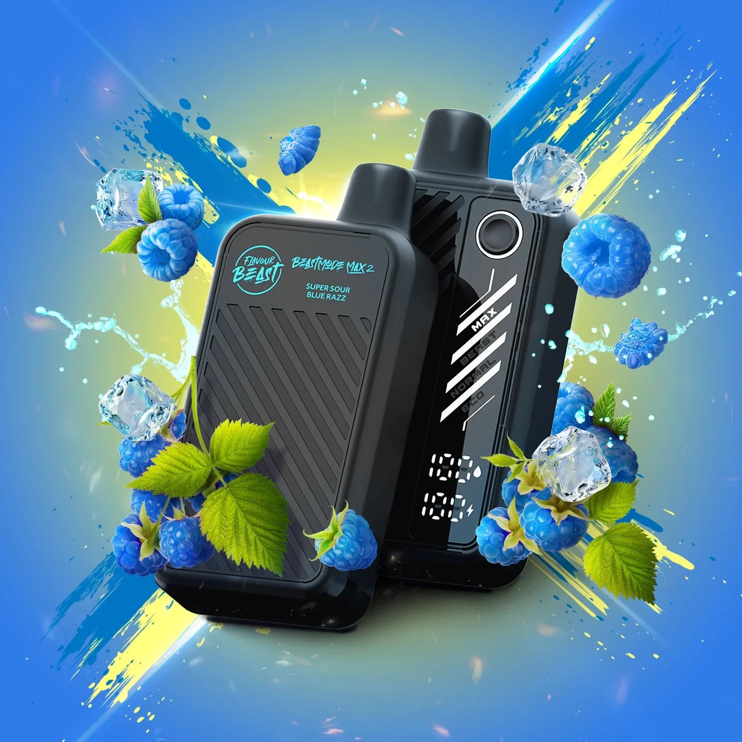 Flavour Beast Super Sour Blue Razz disposable vape