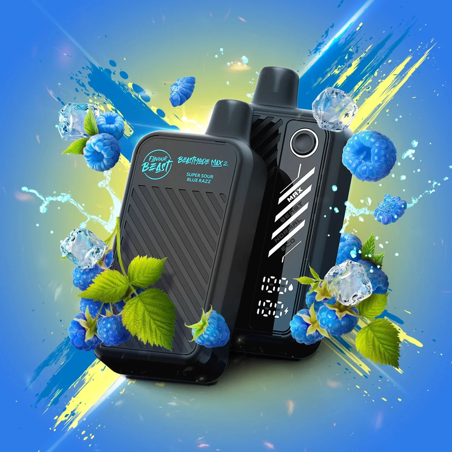 Flavour Beast Super Sour Blue Razz disposable vape