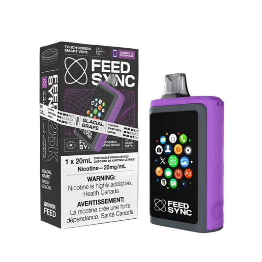 FEED SYNC 25k Puffs Disposable Vape-Glacial grape