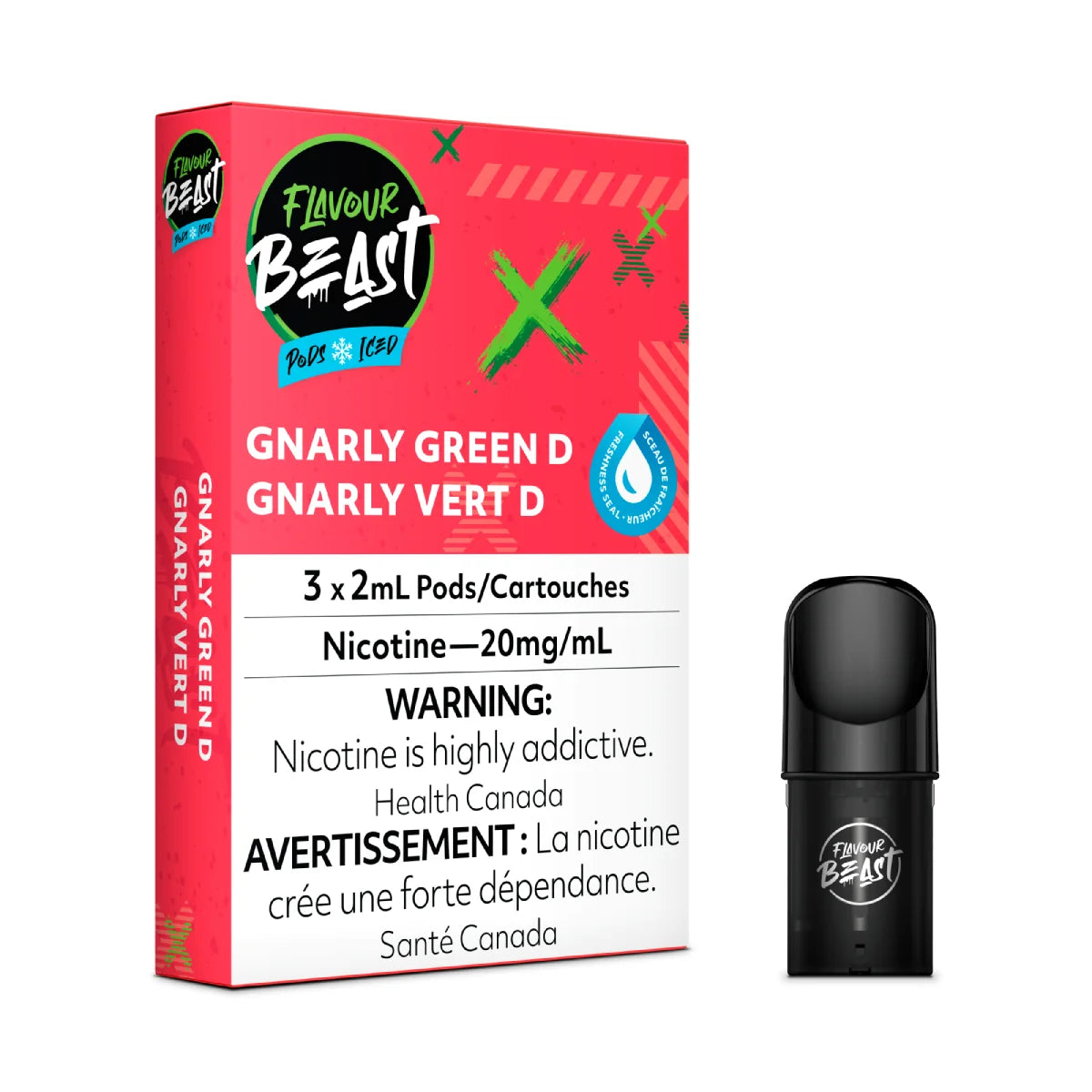 Pack de dosettes Flavour Beast 20 MG (3/PK) 