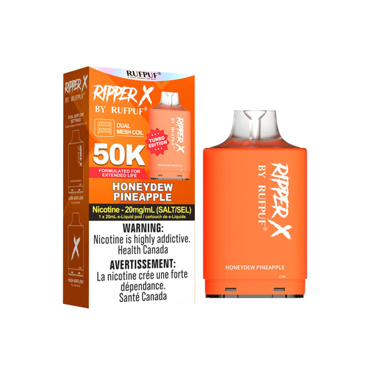 Ripper x 50k Disposable Pod-Honeydew pineapple