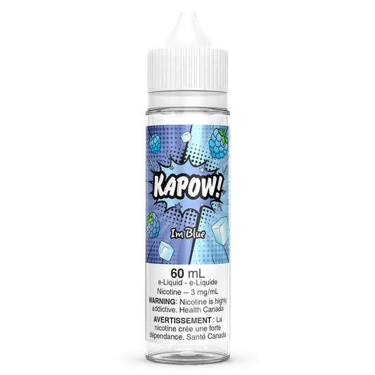 IM BLUE - KAPOW 60ML FREEBASE