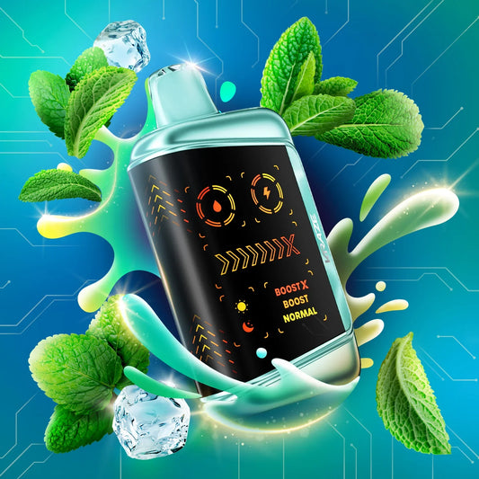 Fresh Mint Flare Ice - Kraze Mega X 48K Disposable Vape (20mL)
