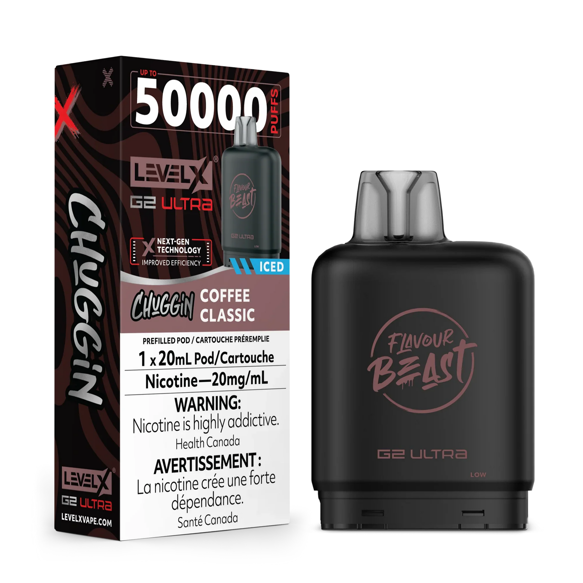 Chuggin Coffee Classic (Iced) Level x g2 ultra pod