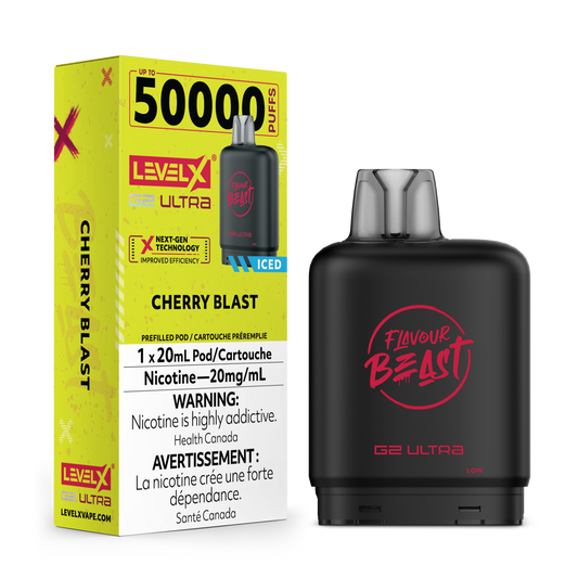 Cherry Blast Iced - Level X Flavour Beast G2 Ultra POD 50k
