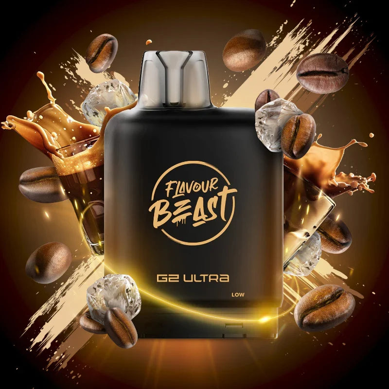 Chillin' Coffee Iced - Flavour Beast Level X G2 Ultra Pod 50K ( 20ML ) No Battery
