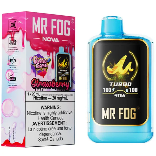 Bubble Gang Strawberry - Mr Fog Nova 36K Disposable Vape