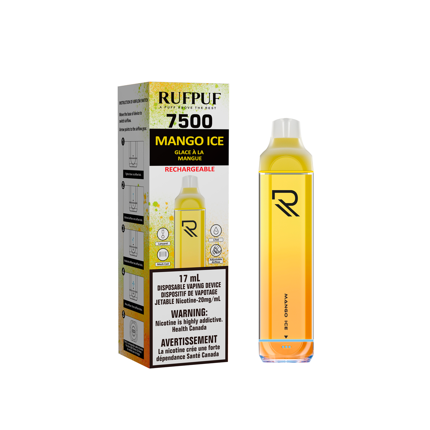 VAPE JETABLE RUFPUF 7500 