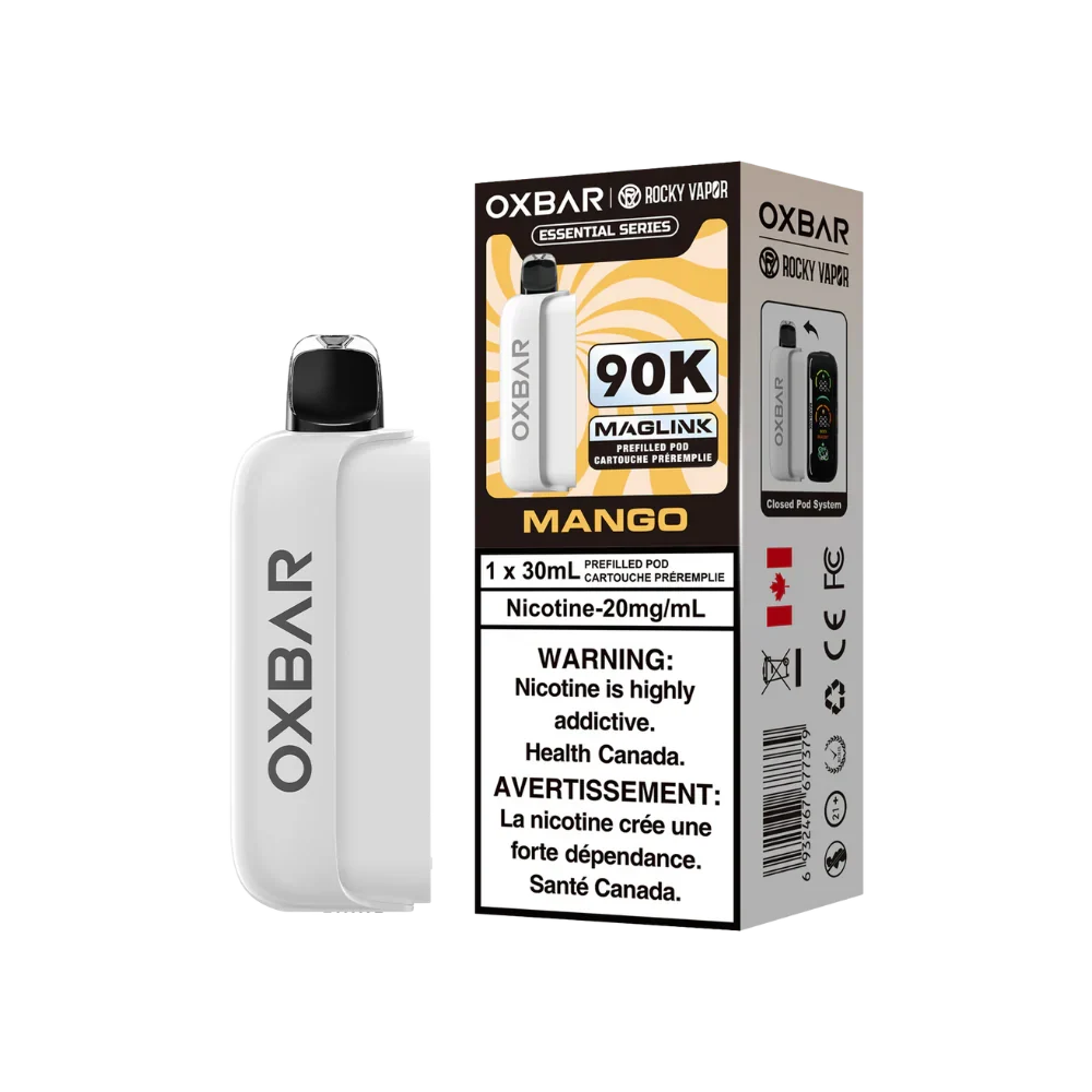 Mango Rocky Vapor Oxbar Maglink 90K Prefilled Pods 20mg (Without Battery)