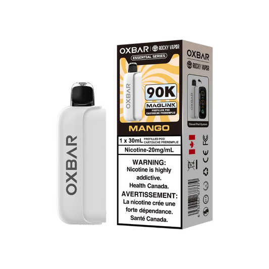 Mango Rocky Vapor Oxbar Maglink 90K Prefilled Pods 20mg (Without Battery)