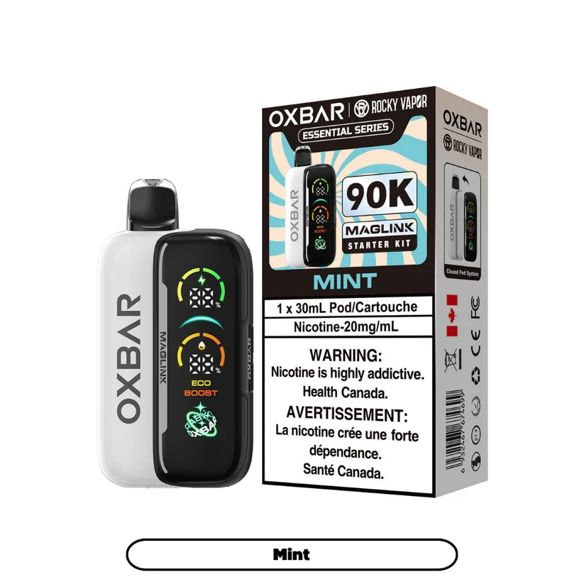 Mint - Rocky Vapor Oxbar Maglink - 90k {Starter Kit}