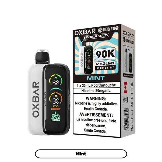 Mint - Rocky Vapor Oxbar Maglink - 90k {Starter Kit}