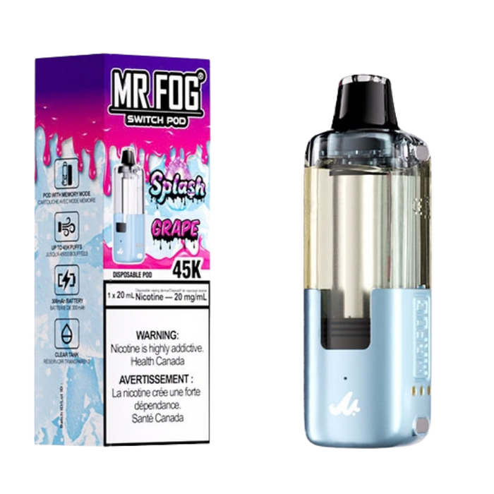 Mr Fog Switch Pod – 45K Puffs – Splash Grape