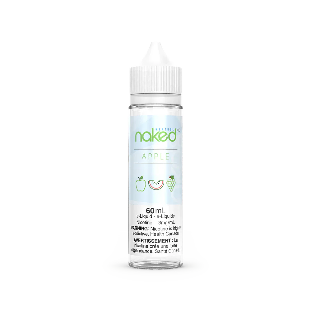 POMME PAR NAKED100 (GLACIERE POMME) - NAKED100 60ML FREEBASE