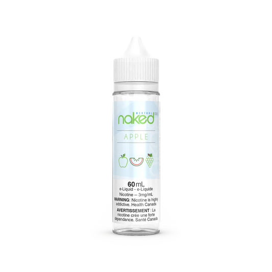 POMME PAR NAKED100 (GLACIERE POMME) - NAKED100 60ML FREEBASE