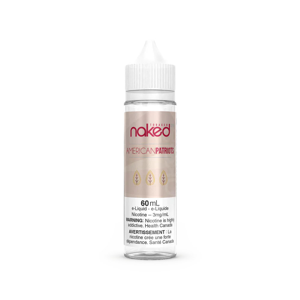 PATRIOTS AMÉRICAINS PAR NAKED100 - NAKED100 60ML FREEBASE