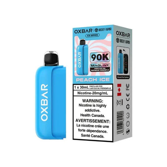 Peach Ice  - Oxbar Maglink 90K Prefilled Pod (30 ML )  No Battery
