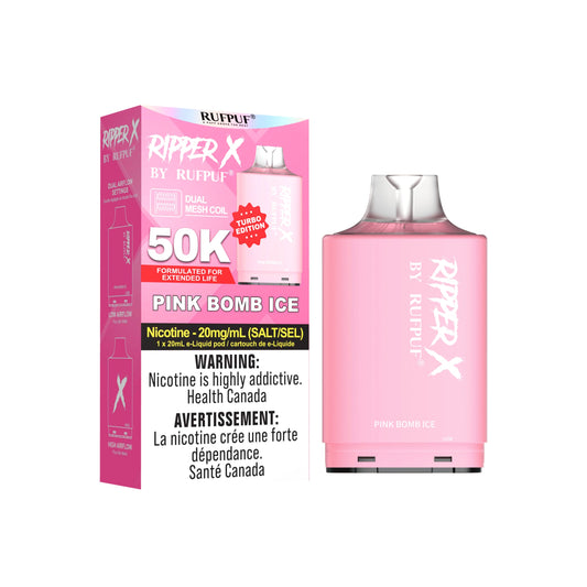 Ripper x 50k Disposable Pod-Pink Bomb Ice (without battery)