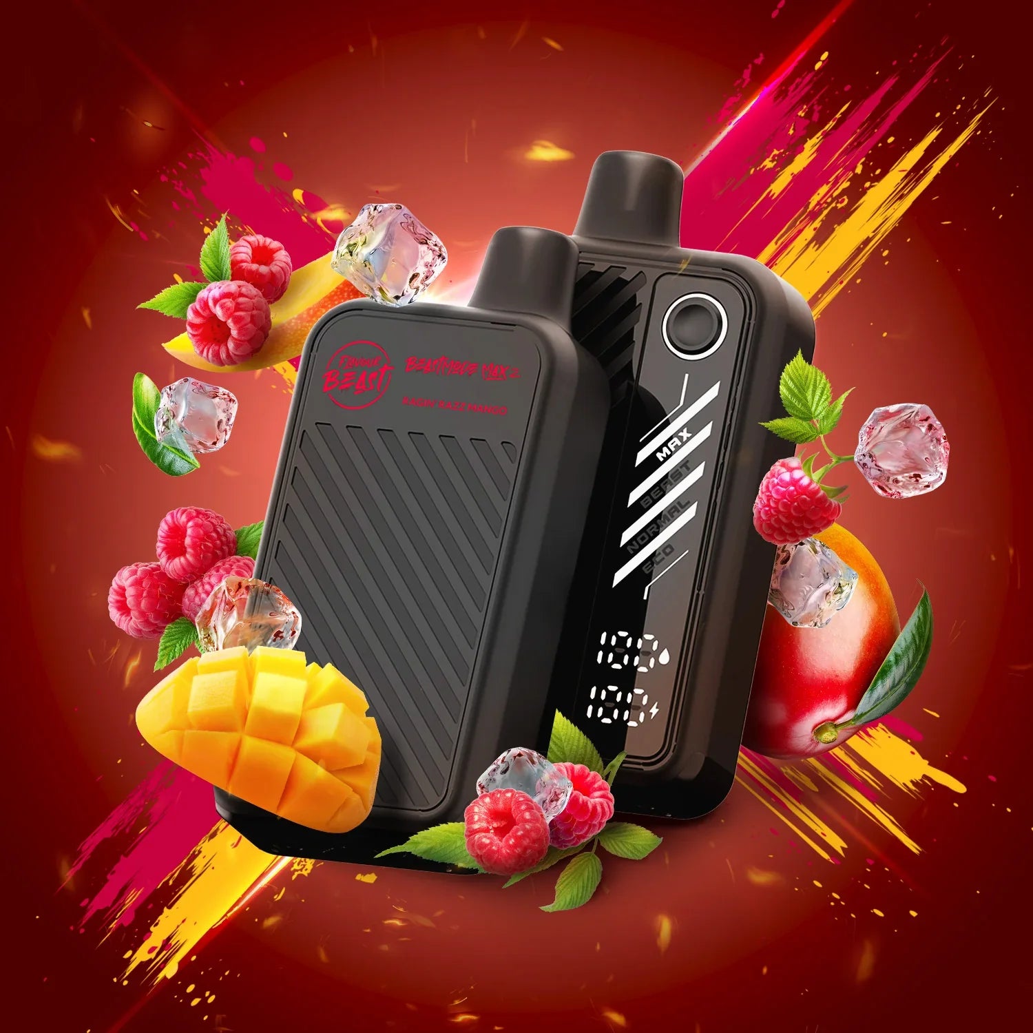 Flavour Beast Mode Max 2 - Ragin' Razz Mango 