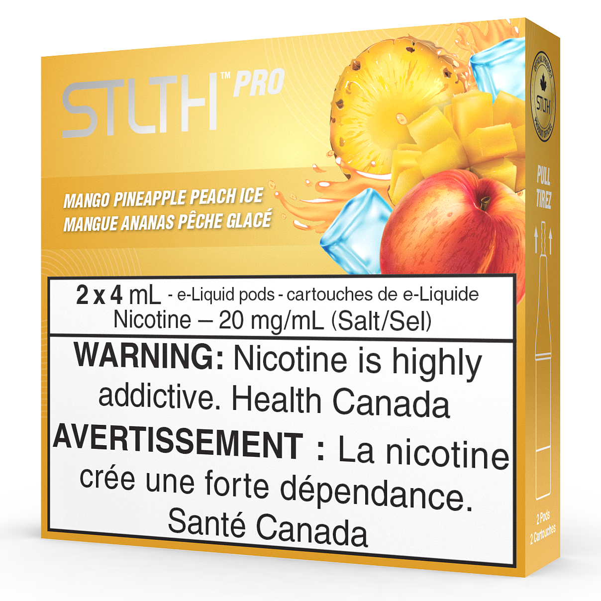 STLTH PRO POD PACK - MANGO PINEAPPLE PEACH ICE