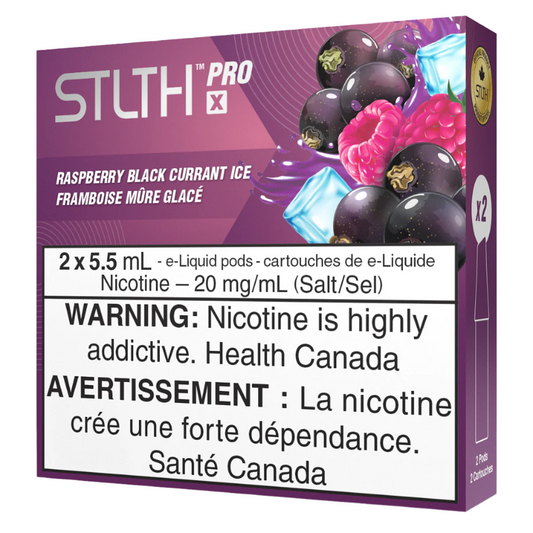 STLTH PRO X POD PACK - RASPBERRY BLACK CURRANT ICE