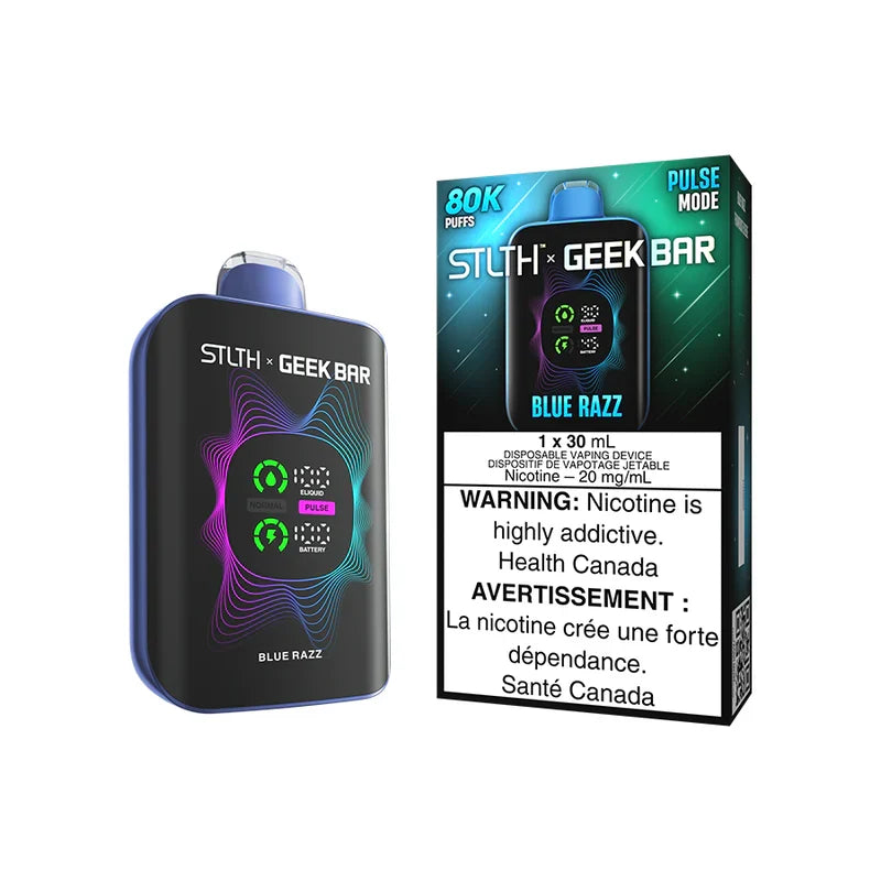 STLTH x GEEK BAR 80K Blue Razz Disposable Vape