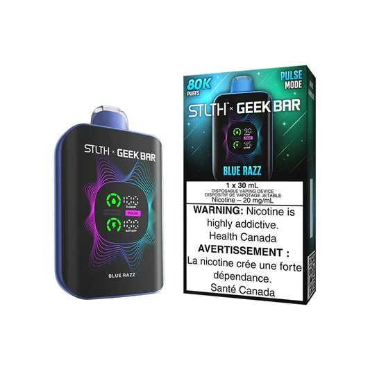 STLTH x GEEK BAR 80K Blue Razz Disposable Vape