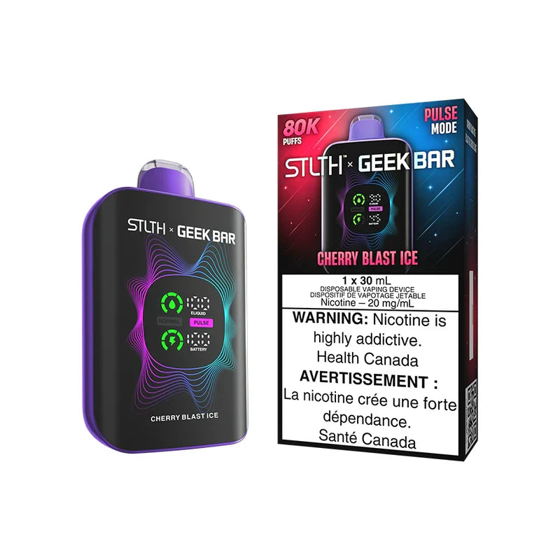 CHERRY BLAST ICE - STLTH X GEEK BAR 80k DISPOSABLE VAPE