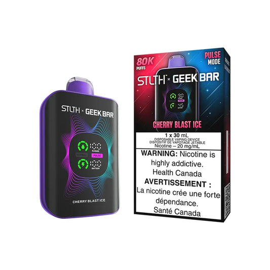 CHERRY BLAST ICE - STLTH X GEEK BAR 80k DISPOSABLE VAPE