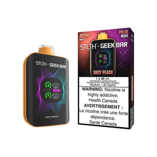 JUICY PEACH - STLTH X GEEK BAR 80k DISPOSABLE VAPE