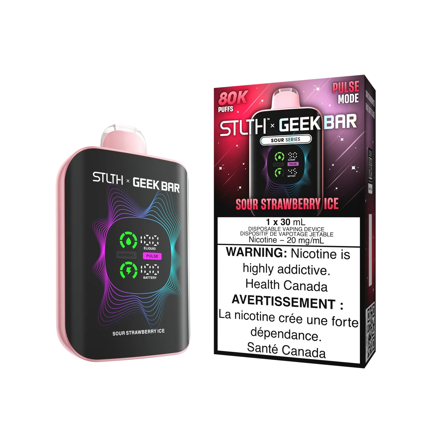Sour Grape Ice – STLTH X Geek Bar 80K Disposable Vape