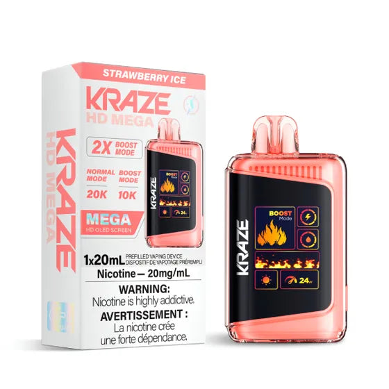 KRAZE HD MEGA 20K DISPOSABLE VAPE