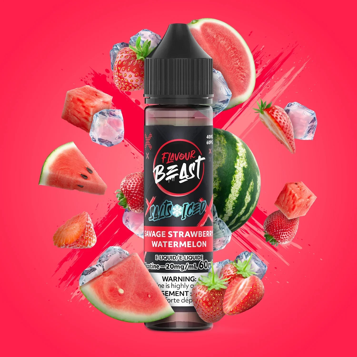 Savage Strawberry Watermelon Ice by Flavour Beast