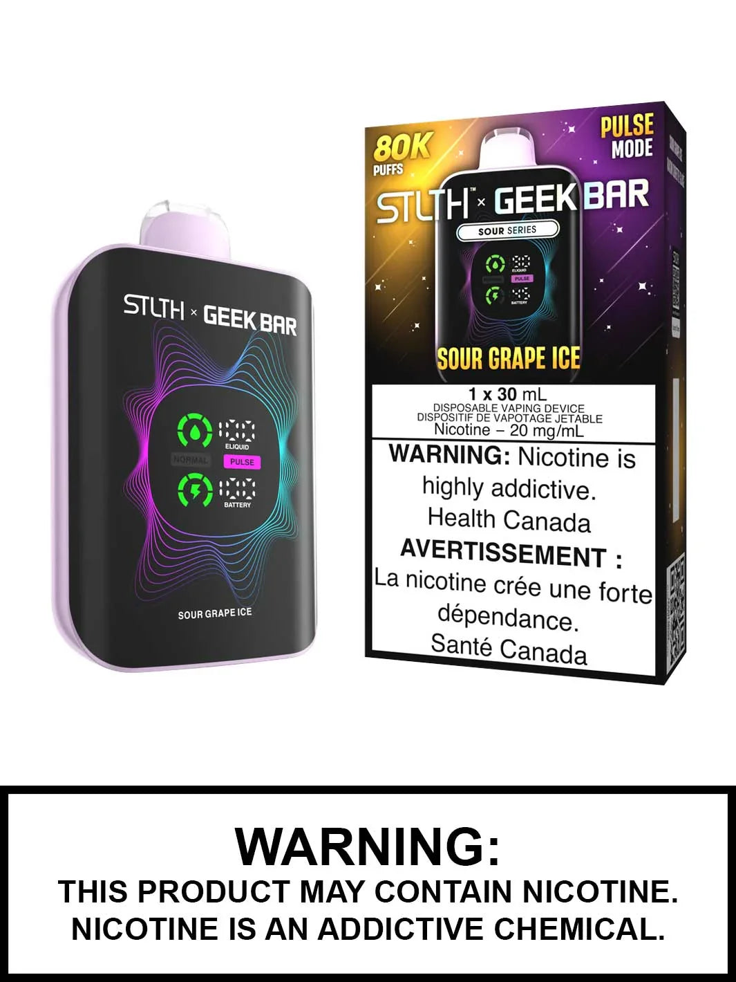 STLTH X GEEK BAR 80K DISPOSABLE | Calgary Vape delivery