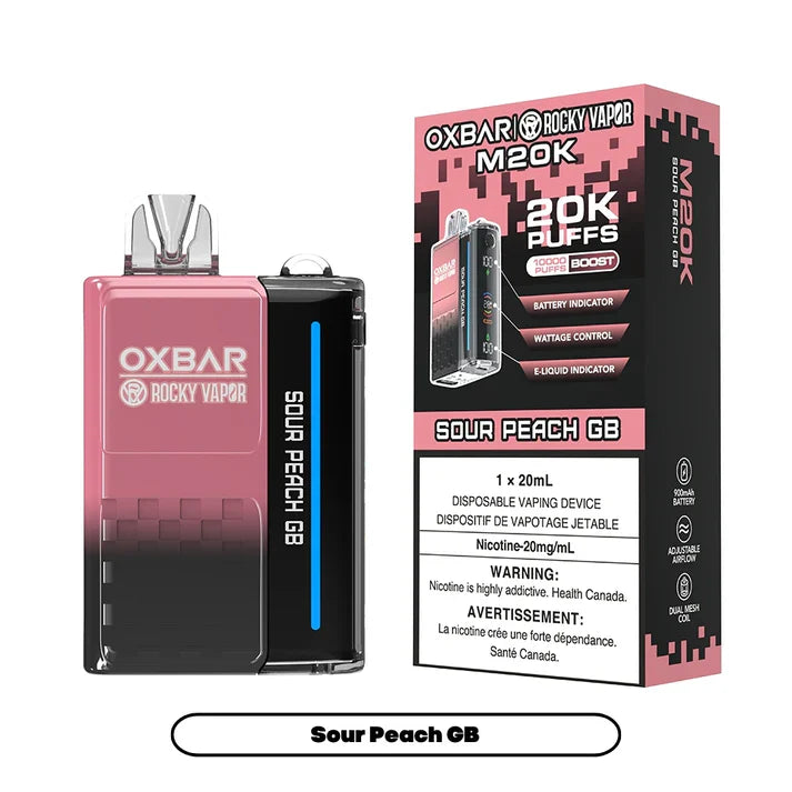 Rocky Vapor Oxbar M20K - Pêche aigre GB