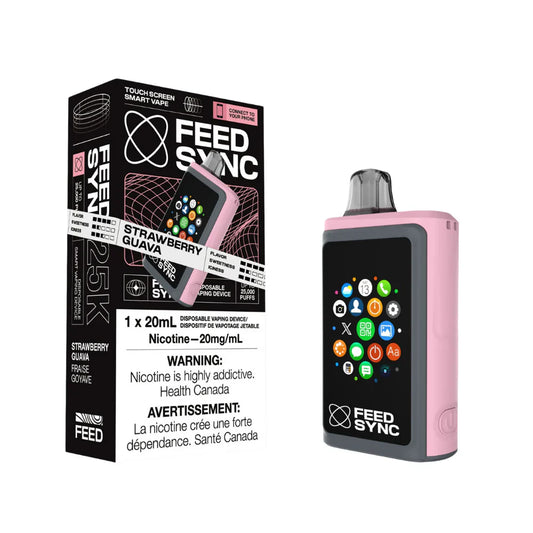 FEED SYNC 25k Puffs Disposable Vape-Strawberry guava