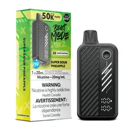 Super Sour Pineapple - Flavour  Beast Mode Max 2 50K Disposable Vape  (20mg Nic)