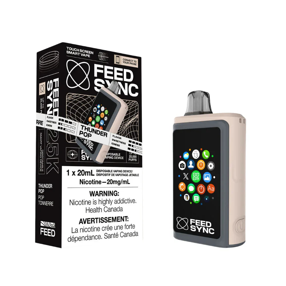 FEED SYNC 25k Puffs Vape jetable - Thunder Pop